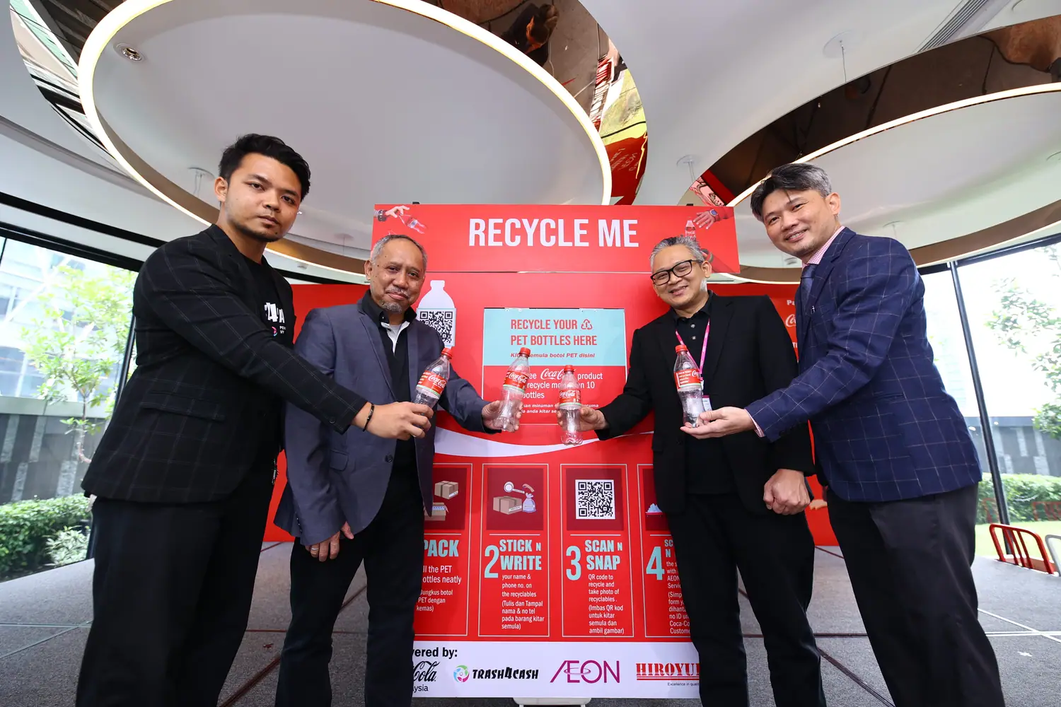 Launch of an e-waste recycling kiosk with corporate partners
